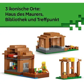 LEGO Minecraft Angriff des Magiers auf das Dorf 21596