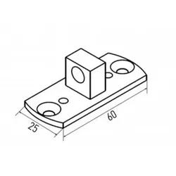 Somfy 9019323 Adapterset für Elero-Lager inkl. Schrauben
