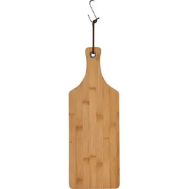 Zeller Schneidebrett Bamboo mit Griff 1-tlg. 44,5 x 16 x 1,2 cm Beige