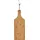 Zeller Schneidebrett Bamboo mit Griff 1-tlg. 44,5 x 16 x 1,2 cm Beige