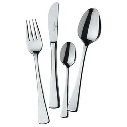 Besteck-Set "Caracas", silber (silberfarben), 30 tlg., Chromnickelstahl 18/10, PICARD & WIELPÜTZ SOLINGEN, Essbesteck-Sets, modern