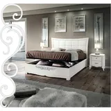 vaccari cav giovanni Garnitur Set 3tlg. Schlafzimmer Bett Nachttisch Doppel Holz Modern Gruppe Betten