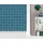 Queence Vinyltapete Melody 90x300 cm 0,9 m2 blau 34193