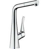 Hansgrohe Metris M71 Einhebel-Küchenmischer 320, Eco, sBox, chrom