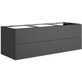 Neoro n50 Unterschrank B: 140 cm mit 2 Auszügen, BN0496GR,