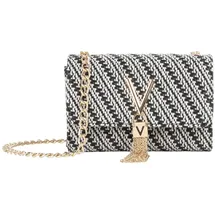 Valentino Divina Summer Umhängetasche Baumwolle Black/White