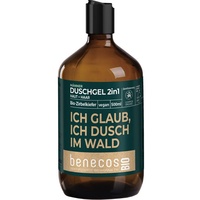 Benecos Zirbelkiefer Duschgel, 2in1 Haut+Haar, 500ml
