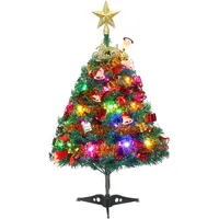 Dream Loom Mini Weihnachtsbaum Kleiner Weihnachtsbaum mit Beleuchtung, 60cm