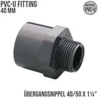 Mega Group Pvc puntstuk 40 50mm x 1 1/4 Muffe ..."