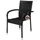 CASARIA Gartenstuhl Gartensessel 56 x 56 x 0 cm schwarz 4 St.