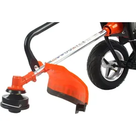 bricoline Motorsense mit Verbrennungsrädern, Rasenmäher, 5,2 PS, Benzinmischung: Öl