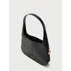 Michael Kors Alice Large Schultertasche Leder Schwarz