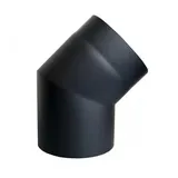 Kleining Rauchrohrbogen 150 mm Stahl 45 Grad schwarz