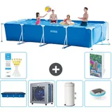 Rechteckiger Frame Pool - 450x220x84 Cm - 7-teilig  S1
