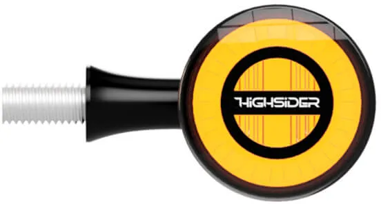 HIGHSIDER ROCKET BULLET LED richtingaanwijzer, zwart