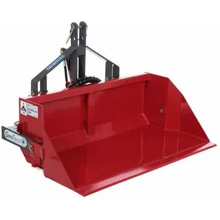 Hydraulische Heckschaufel für Traktor GeoTech von 120 cm - Mittlere Baureihe - Tragfähigkeit 300Kg