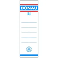 Donau Elektronik 20 DONAU Ordneretiketten weiß für 7,5 cm