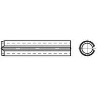 Industrial Quality Supplies DIN 1481 Spannstift (Spannhülse), schwere Ausführung,
