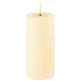 Deluxe Homeart Stumpenkerze LED creme, Ø5 x 12,5cm