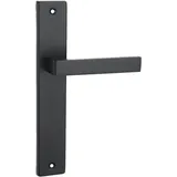 Domino Türgriff Blind Drückergarnitur Schwarz Türdrückergarnitur Qubik Black