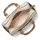 Michael Kors Jet Set Travel Umhängetasche Kunstleder Beige/Weiß
