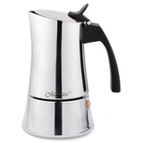 Feel Maestro Italienische Kaffeemaschine MR-1668-6 Silber Edelstahl 18/10 300 ml 6 Tassen