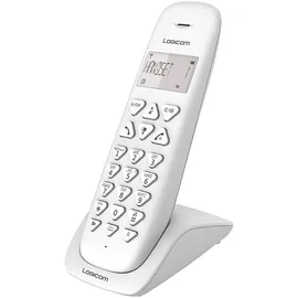 Logicom Wireless Phone Fest - Festnetz WLAN ohne Voicemail - Solo - Analoge Telefone und DECT - Logicom Vega 150 DECT-Telefon Weiß