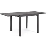 BIZZOTTO Gartenesstisch Pelagius 83-166x80 cm, Anthrazit