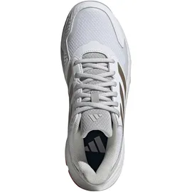 adidas Courtjam Control 3 Cloud White / Iron Metallic / Lucid Red 38    