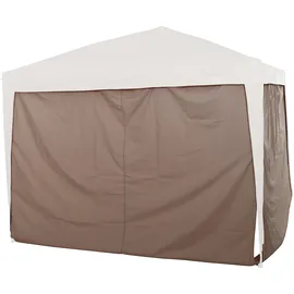 Siena Garden Set-Seitenteile 4 Stück 3 x 3 m Taupe