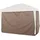 Siena Garden Set-Seitenteile 4 Stück 3 x 3 m Taupe