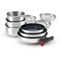 Qulinart Topf-Set 10-tlg. 3 x Kochtopf + 3 x