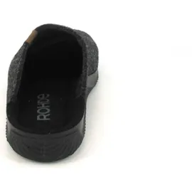 ROHDE Damen, Frauen, Pantoletten, Slipper,Sandalen,Freizeitschuhe,Schlupfschuhe,schluepfschuhe,Slipper,Slides,Slip-ons,Mules,ANTHRAZIT,41 EU - 41 EU