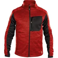 DASSY Midlayer-Jacke, ROT/SCHWARZ, Gr. 4XL