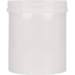 Boîte en plastique 500 ml 'Securilock', PP, blanche, col : bouchon à vis
