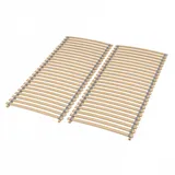 Sleepneo Rollrost, Buche, Holz, Buche, 160x200 cm, Blauer Engel, Mittelgurt, nicht verstellbar, Schlafzimmer, Lattenroste
