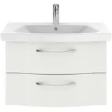 Pelipal Serie 6005 sprint Spiegelschrank 120 cm mit LED Aufsatzleuchte SEAF01512G1260S, Badmöbel, weiß