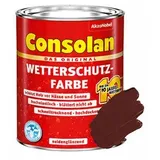 Consolan Wetterschutz-Farbe 2,5 l dunkelbraun seidenglänzend