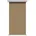 vidaXL Seitenmarkise 100 x 300 cm Beige Eisen 2 St.