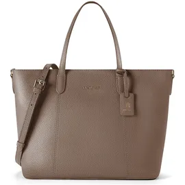 lazarotti Bologna Shopper Leder Taupe
