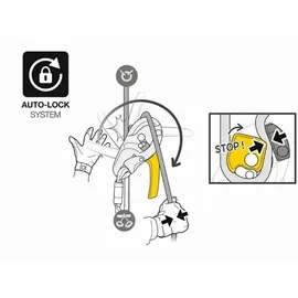 Petzl Abseilgerät Gelb