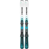 HEAD SUPERSHAPE TEAM EASY Ski Set 2025 inkl. JRS 7.5 GW CA BR 78 solid black/speed blue - 127