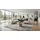 aea Ecksofa Beige mit Holzbeinen für gemütliche Wohnzimmer - Beige