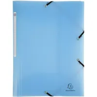 Exacompta 25x Sammelmappe A4 - Gummizug, 3 Klappen, PP,