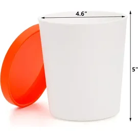 luxuskollektion Eiscreme Behälter 4-teiliges Set mit Silikondeckel 1 l