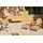 Cinas Adirondack Gartenliege 200 x 80 x 88 cm Braun