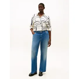 Tommy Hilfiger Curve Bootcut-Jeans CRV DNM GLOW BOOTCUT RW in großen Größen blau 50