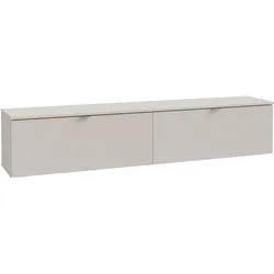 TV-Board FORTE "Libertad", beige (sand), B:178,8cm H:37,5cm T:34,8cm, Spanplatte, Sideboards, großes TV Board, erweiterbar, Wandmontage, Metallgriff