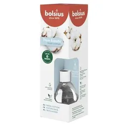 Bolsius Raumduft: Magnolie - 60 ml Diffuser mit Rattanstäbchen - Bolsius True Scents (1 Stück)