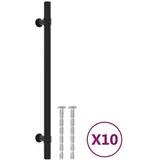 vidaXL Möbelgriffe 10 Stk. Schwarz 192 Mm Edelstahl Vidaxl